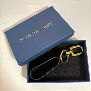 메종 드 사브레 키체인 블랙 maison de sabre