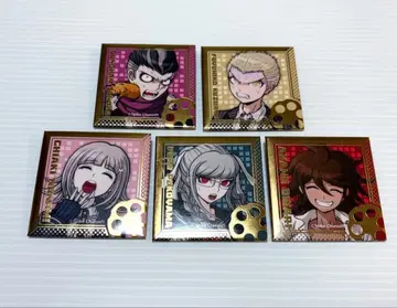 슈퍼 단간론파 15주년 기념전 희로애락 캔뱃지 5개 세트