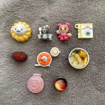 목욕볼 내용물 9개 세트 코메다 커피점 빵도둑 아카짱맨 등