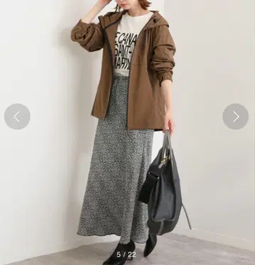 SLOBE IENA 새틴 머메이드 스커트