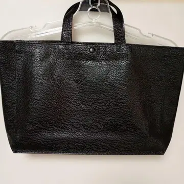 제트 세터 블랙 레더 토트백