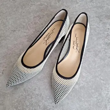 르 탈론 Le Talon 포인트 넷 메쉬 펌프스 23.5