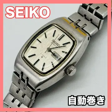 SEIKO 세이코 오토매틱 스퀘어 빈티지 손목시계 실버