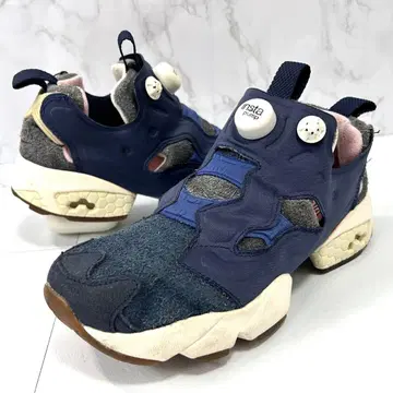 [ 24cm ] 리복 펌프 퓨리 x 스나이델 스웨이드 네이비