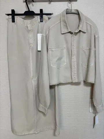 [택 포함 새상품] 갸루다 가란테 리오셀 숏 셔츠 스커트 세트