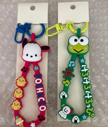 산리오 대상 응원 굿즈 고무줄 키링 포차코 케로케로케로피