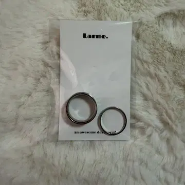 Larme. 액세서리 실버 반지 2개 세트