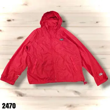 PRO-KEDS 레드 나일론 자켓 마운틴 후드티 L 2470