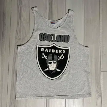 NFL 팀 로고 레이더스 탱크탑 USA제 빈티지