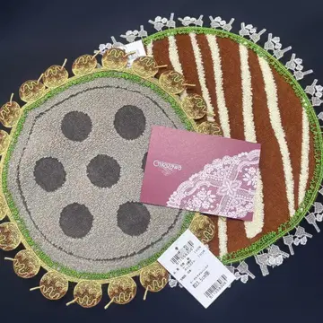 [새상품] 긴자와 레이스 타코야키 오코노미야키 타월 손수건 x 2장 세트