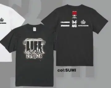 도호쿠 라이브하우스 대작전 T셔츠 M 흑먹색 LIFE 리플렛 포함