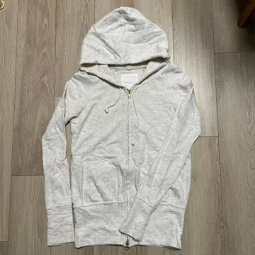 DauDau 후드 부착 집업 후드티 F