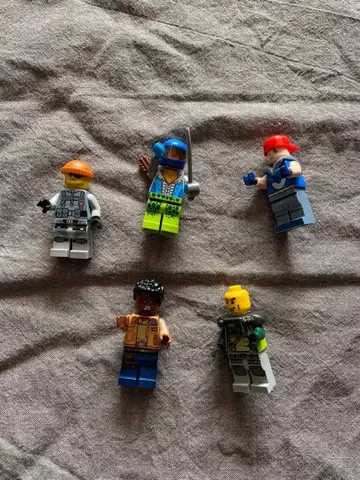 레고 미니 피규어 5체 세트