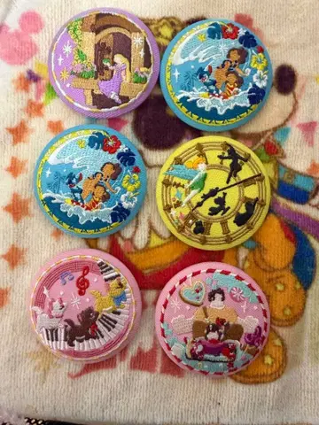 [ 디즈니 자수 캔뱃지 ] 세트 판매