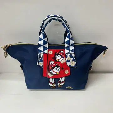 미스사파토 기모노 패턴 미니 보스턴 백 숄더 2WAY 타입 일본풍 패턴