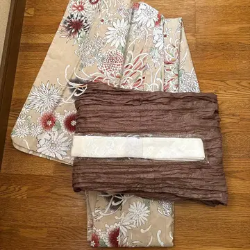 utatane 꽃무늬 유카타 오비 세트