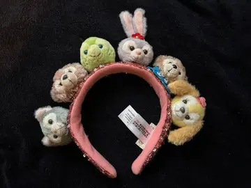 홍콩 디즈니 더피 프렌즈 머리띠