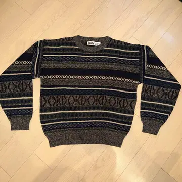 페어아일 패턴 니트