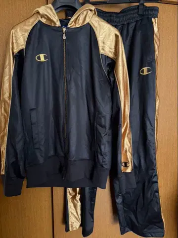 Champion 저리 세트 블랙/금