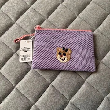 러브러리 페이 올드 테디 메쉬 파우치