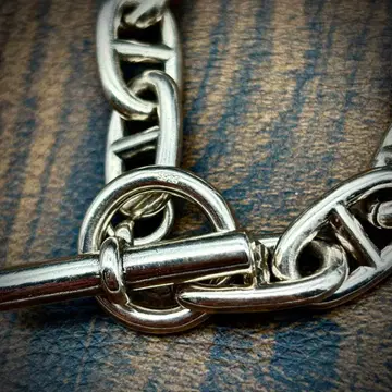 초와이드 925 팔찌 실버 남성용 여성용 두꺼운 체인 당크레