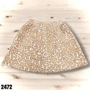 M'S GRACY 새상품급 레오파드 무늬 미니 스커트 40 2472