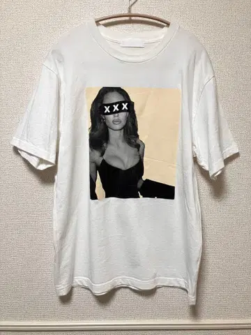 GOD SELECTION XXX 안지 화이트 T셔츠 S사이즈