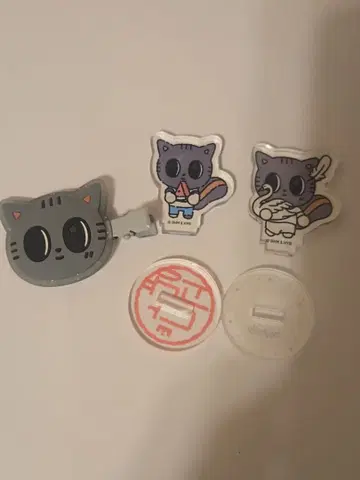 TXT 뿔바투 다고냥 아크릴 스탠드 헤어 클립 태현