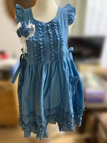 모모코 하우스 오버롤 스커트