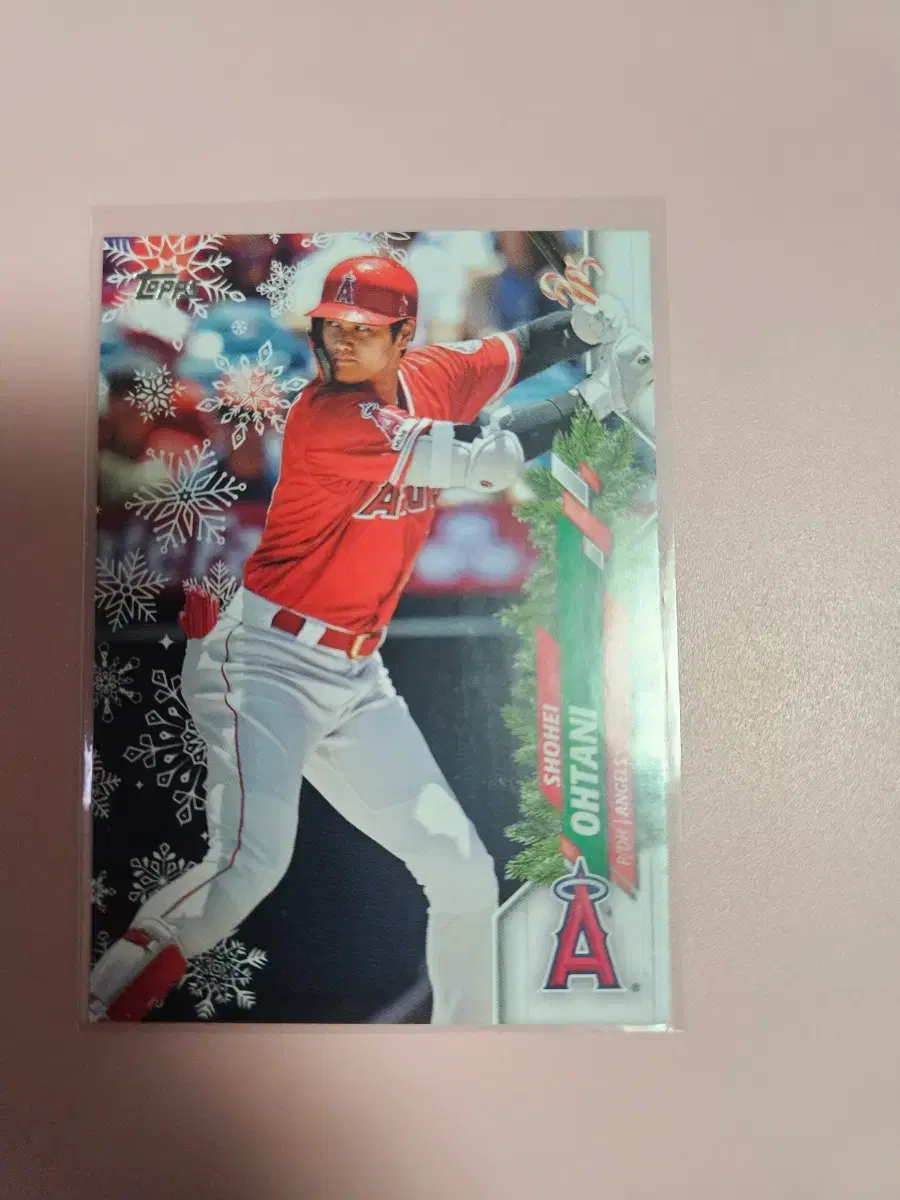 오타니 2020 Topps Holiday base 카드
