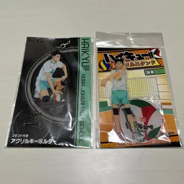 하이큐 아오바죠사이 이와이즈미 스탠드 포함 아크릴 키링 아크릴 스탠드