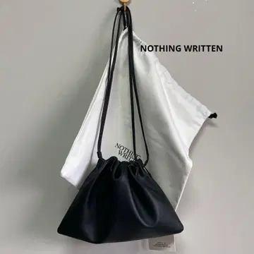 NOTHING WRITTEN 숄더백 크로스백 블랙