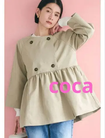 coca 코카 개더 트렌치 자켓 M 사이즈 / IENA 좋아하시는 분께도