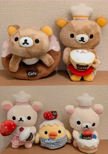 리락쿠마 리락쿠마 카페 봉제 인형 풀세트