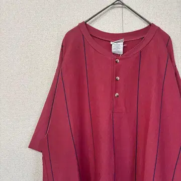 퓨리탄 헨리넥 t셔츠 스트라이프 미국 빈티지 의류 XL 4309