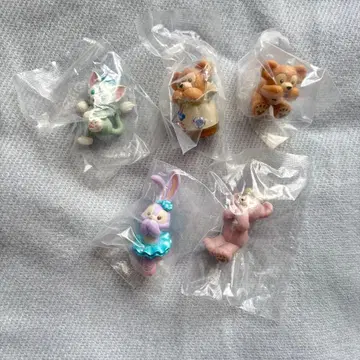 디즈니 더피&프렌즈 미니어처 피규어 전 5종 컴플리트