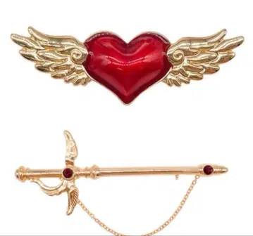 카드캡터 사쿠라전 브로치 cc 사쿠라 하트 소드