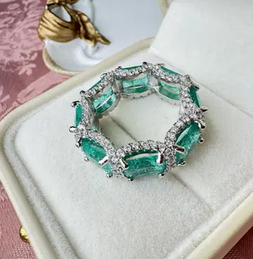 에메랄드 럭스 이터니티 (그린) 반지 약 16호 US8