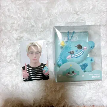 FUNNY TREASURE 아사히 DDAHI 키링 봉제 인형