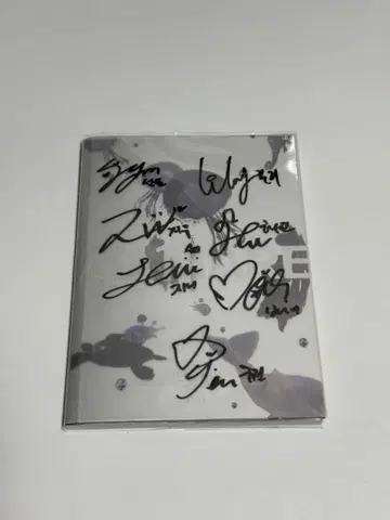 [레어] NMIXX 친필 사인 초기 7인 컴플리트 구하기 어려움