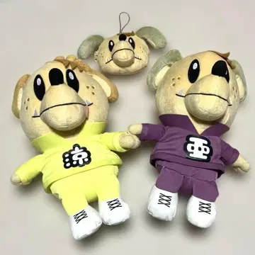 제네견 카타요세 료타 시라하마 아란 봉제 인형 파우치