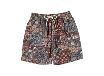 WIND AND SEA Flower Pattern Short 'Wine'