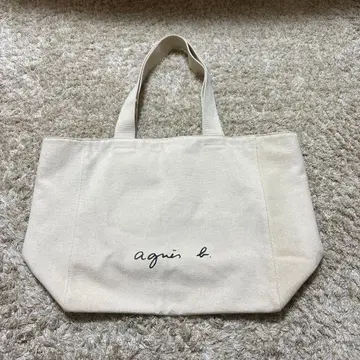 Agnes b 토트백 아이보리