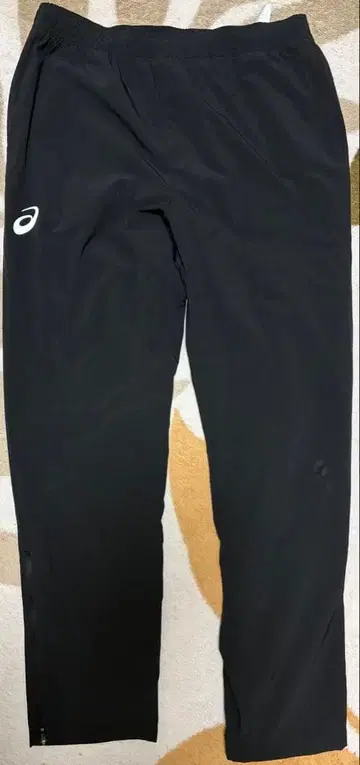 ASICS 47브랜드 블랙 안감 트리코 윈드 브레이커 팬츠