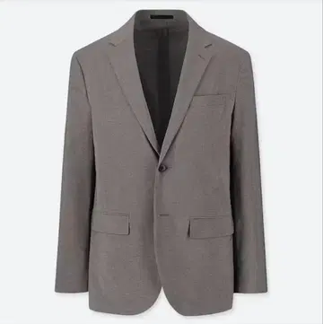 새상품급 유니클로 감동 자켓 (울트라 라이트 울 라이크) 그레이 L