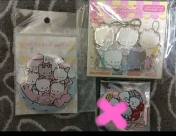 냥이뉴니에뇽 캔뱃지 & 키링 참 kitty 산리오