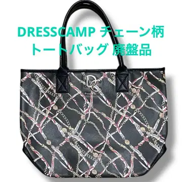 dress camp 체인 패턴 토트백 단종품 드레스캠프 Y2K