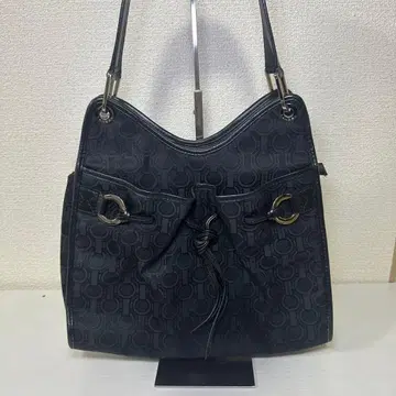 란셀 토트백 핸드백 올 패턴 로고 자카드