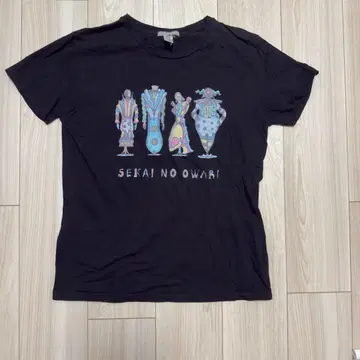 SEKAI NO OWARI 티셔츠 타르카스 블랙