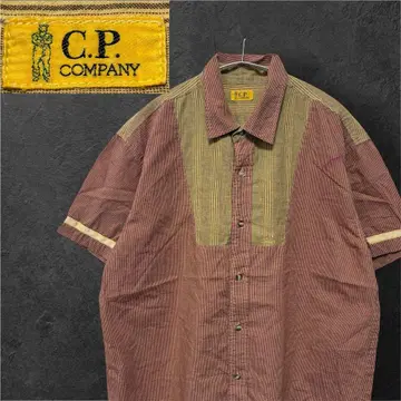 C.P. COMPANY 씨피 컴퍼니 반팔 셔츠 버튼 다운